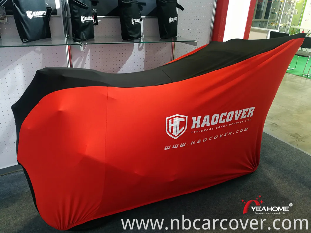 Luxury Indoor Motorcycle Cover Elastic Breathable Dust-Proof Bike Cover